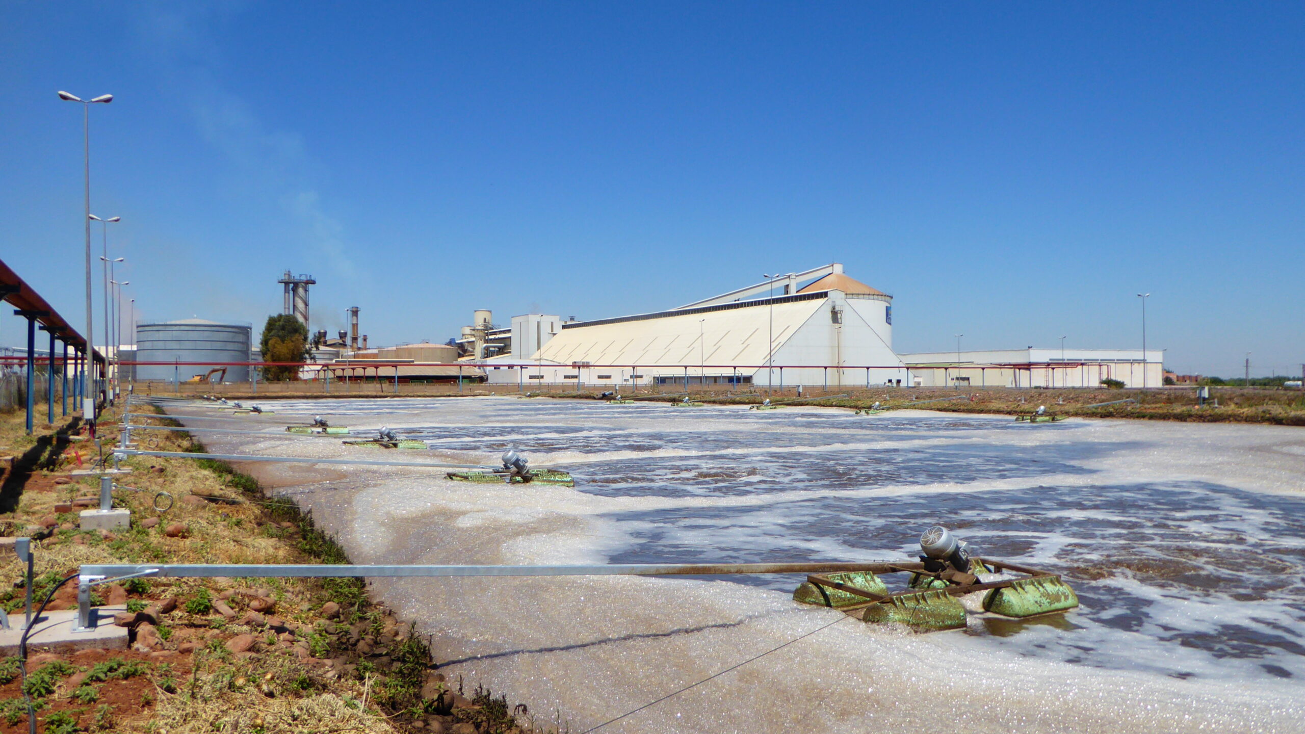 Arejador OxyStar numa fábrica de açúcar em Marrocos